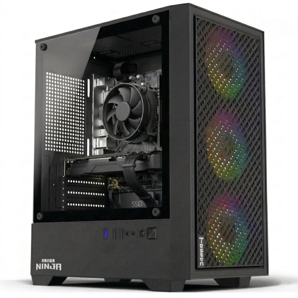PC GAMER SOLDIER Intel Core i3 12100F / AMD Radeon RX 550 / 8GB DDR4 / SSD 240GB