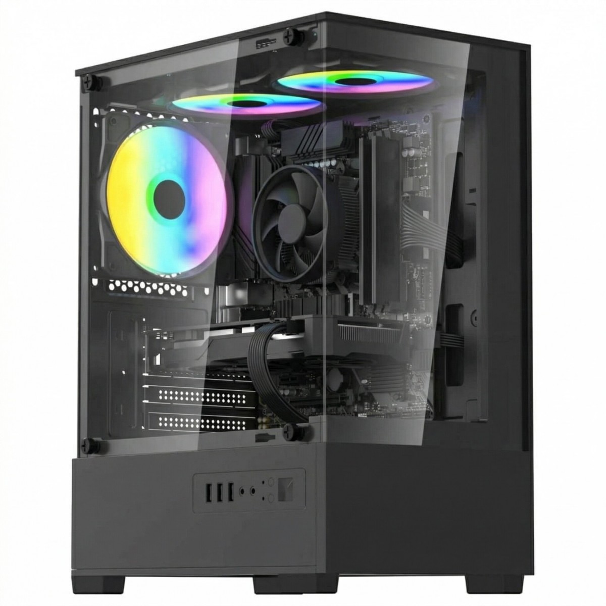 PC GAMER SOLDIER Intel Core i3 12100F / AMD Radeon RX 580 / 16GB DDR4 (2x8GB) / SSD 500GB