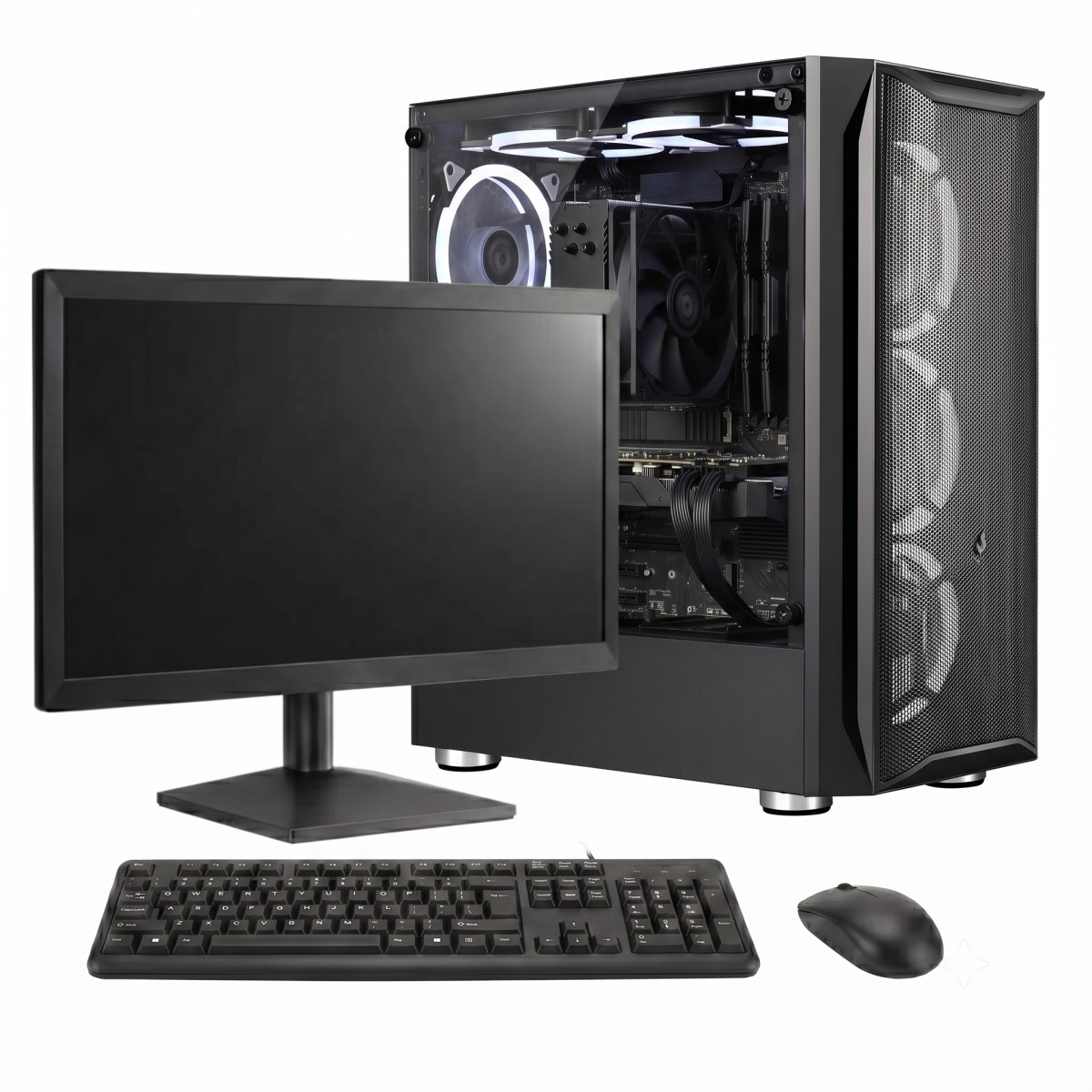 PC GAMER SOLDIER Intel Core i5 8400 / AMD Radeon RX 550 / 8GB DDR4 / SSD 256GB / Monitor 19 Pol