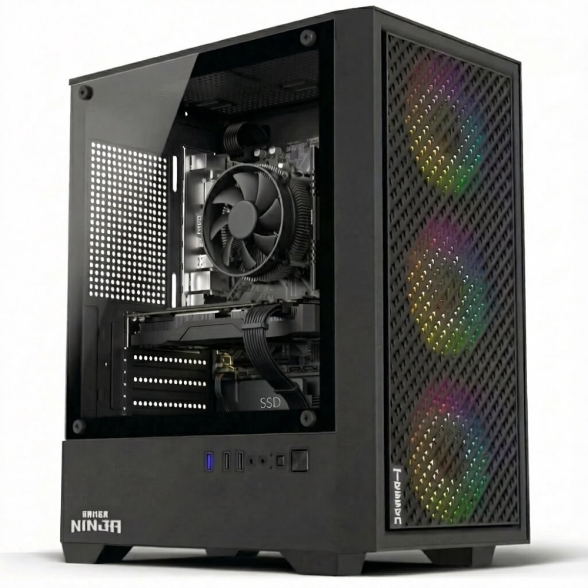 PC GAMER SOLDIER Intel Core I7 3770 / AMD Radeon RX 580 / 16GB DDR3 (2X8GB) / SSD 512GB