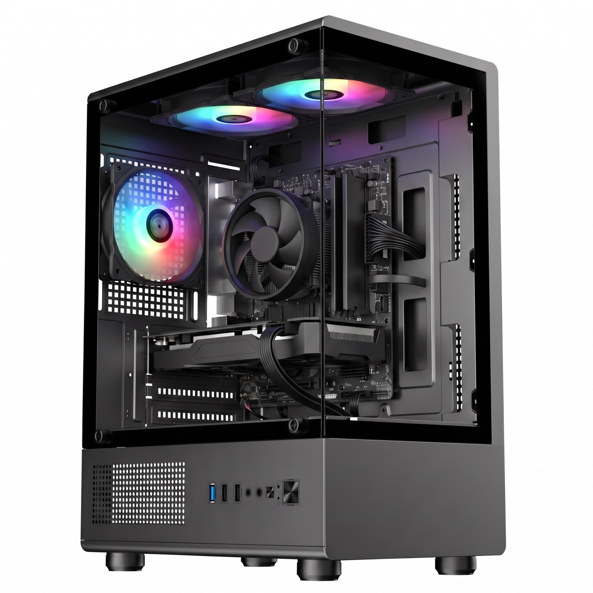 PC GAMER SOLDIER Ryzen 5 3400G / AMD Radeon RX 550 / 8GB DDR4 / SSD 256GB