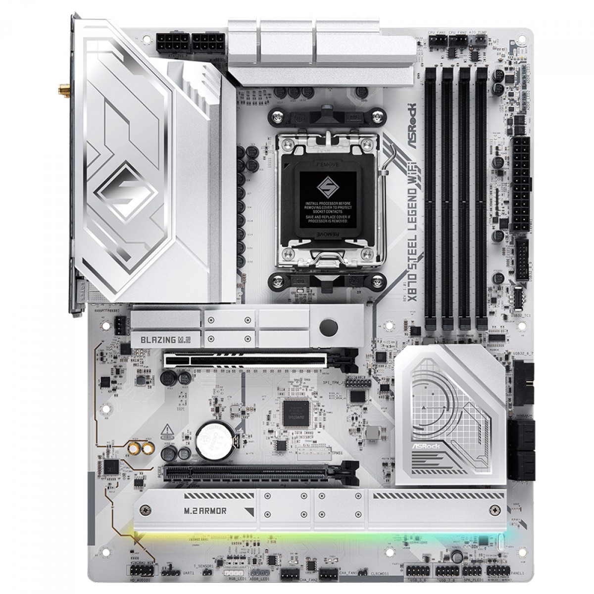PC Gamer Steel Legend AMD Ryzen 7 7800X3D / Radeon RX 9070 16GB / 32 GB DDR5 / SSD 1TB NVME
