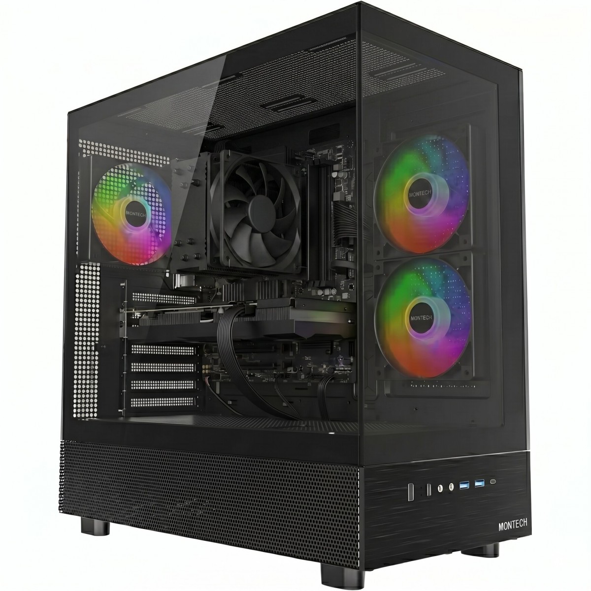 PC Gamer T-GAMER FrameMaster AMD Ryzen 5 5500 / Radeon RX 7600 / 16GB DDR4 / SSD NVMe 1TB