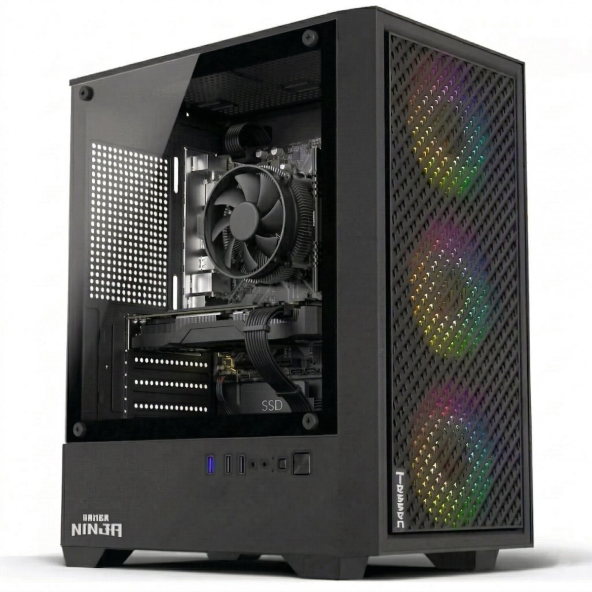 PC Gamer T-HOME Elisyn Intel Core i3 12100F / AMD Radeon RX 6600 / 8GB DDR4 / SSD 240GB