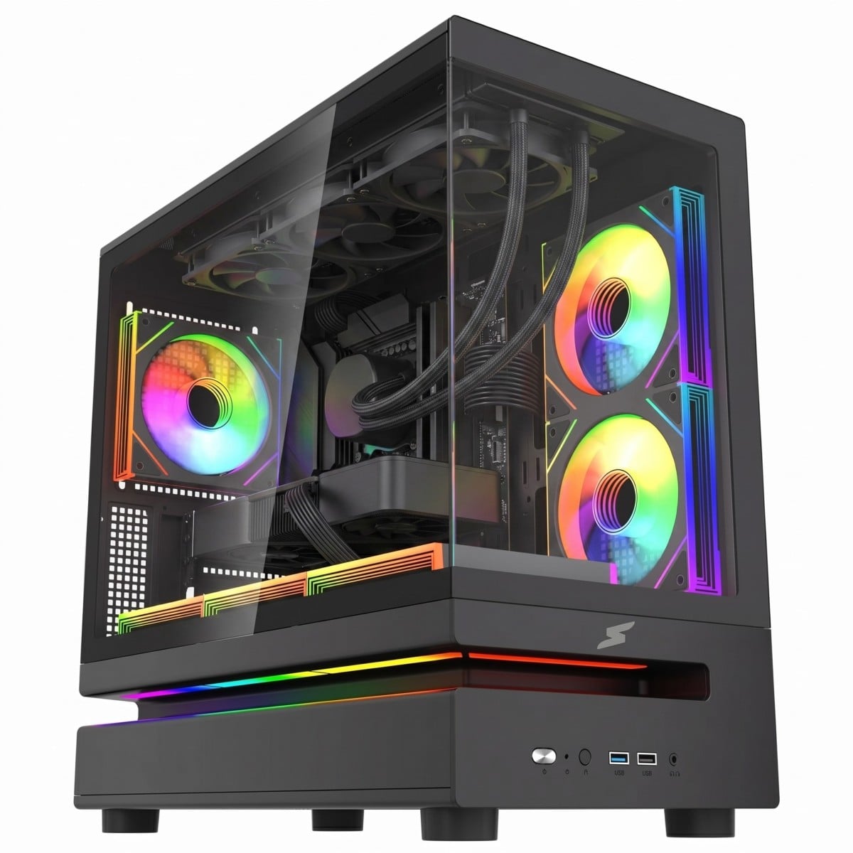 PC GAMER TEMPEST Intel Core i5 14600K / AMD Radeon RX 9070 / 32GB DDR4 / SSD 1TB NVME