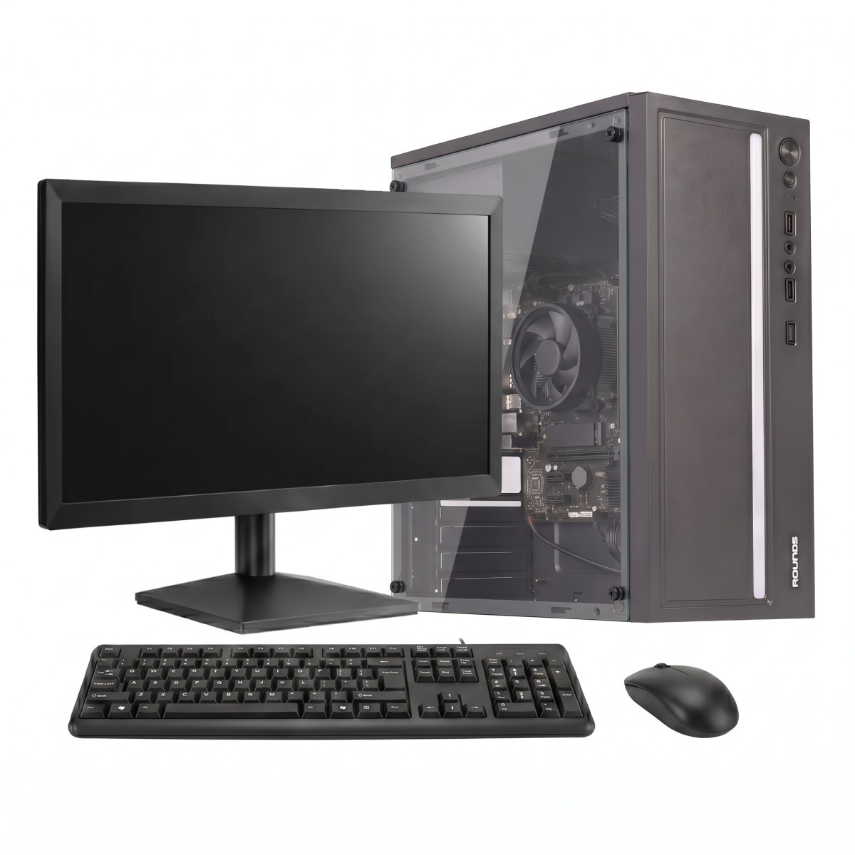 PC HOME PRICE AMD Ryzen 5 3400G / 16GB DDR4 / SSD 512 GB / + Monitor 19 Pol / + Combo Teclado e Mouse
