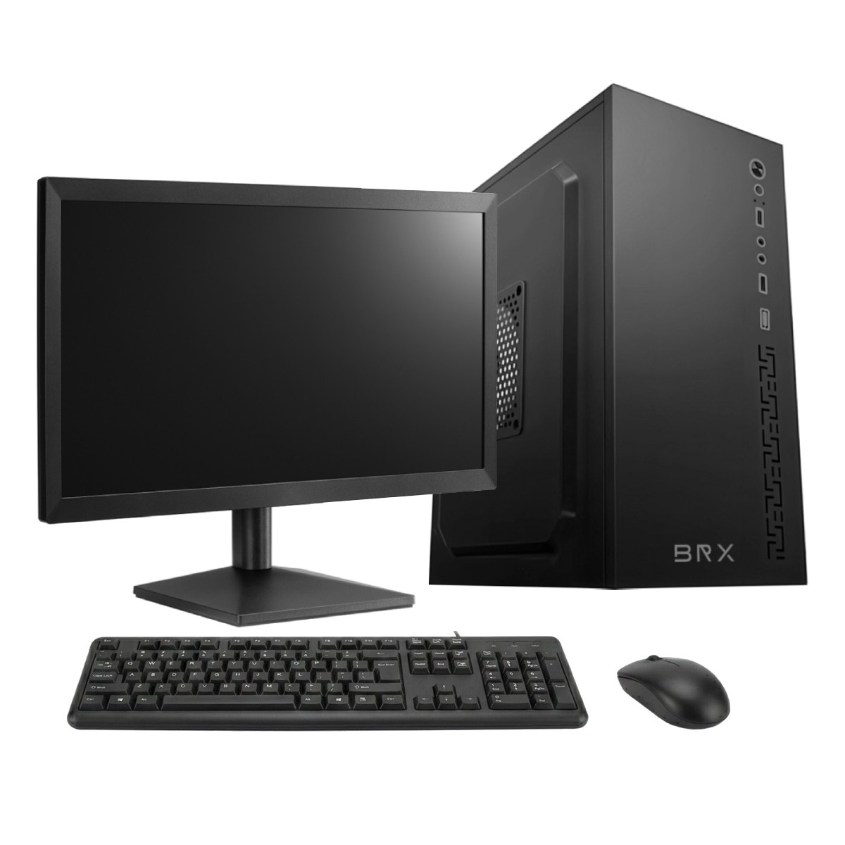 PC HOME START AMD Ryzen 5 3400G / 8GB DDR4 / SSD 120GB / + Monitor 19 Pol / + Combo Teclado e Mouse