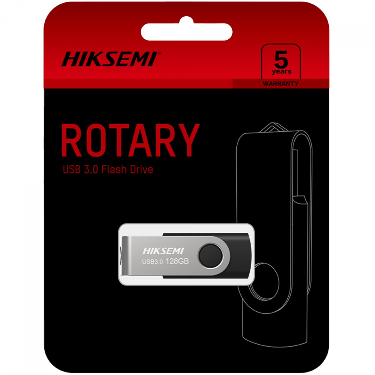 Pendrive Hiksemi Rotary, 64GB, USB 3.0, HS-USB-M200S 64G U3