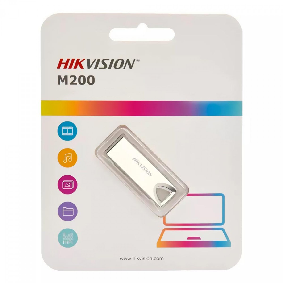 Pendrive Hikvision MS200, 64GB, USB 3.0, 80MBs, HS-USB-M200/64G U3