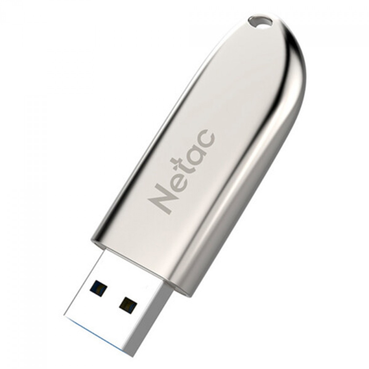 Pendrive Netac U352, 128GB, USB 3.0, Prata, NT03U352N-128G-30PN