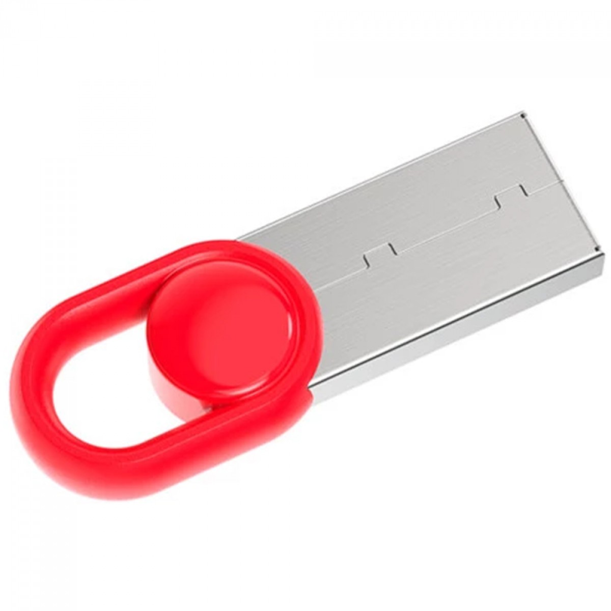Pendrive Netac UM2, 128GB, USB 3.2, Prata e Vermelho, NT03UM2N-128G-32RE