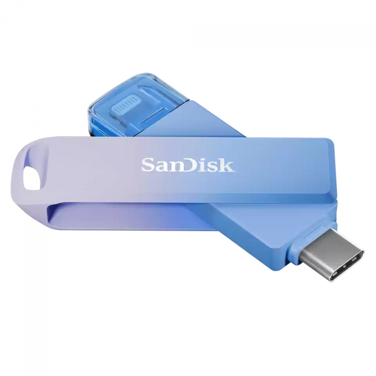 Pendrive SanDisk Creator Phone Drive, 256GB, USB-C e Lightning, Azul, SDIXD0N-256G-GN6TP