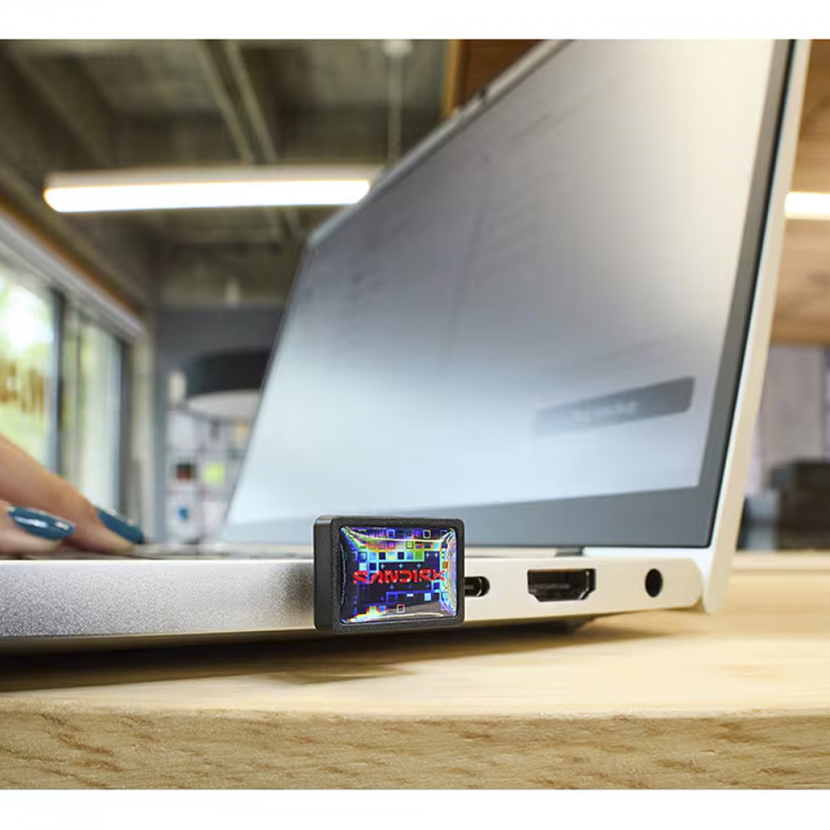 Pendrive SanDisk Extreme Fit, 64GB, USB Type-C, SDCZ530-64G-G46