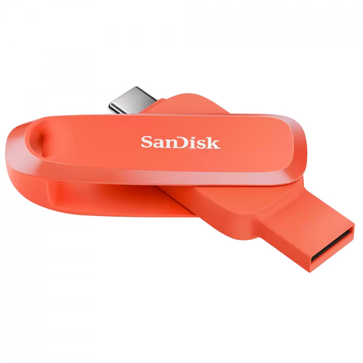 Pendrive SanDisk Phone Drive, 32GB, USB-C e USB 3.2, Laranja, SDDDC6-032G-G46NO