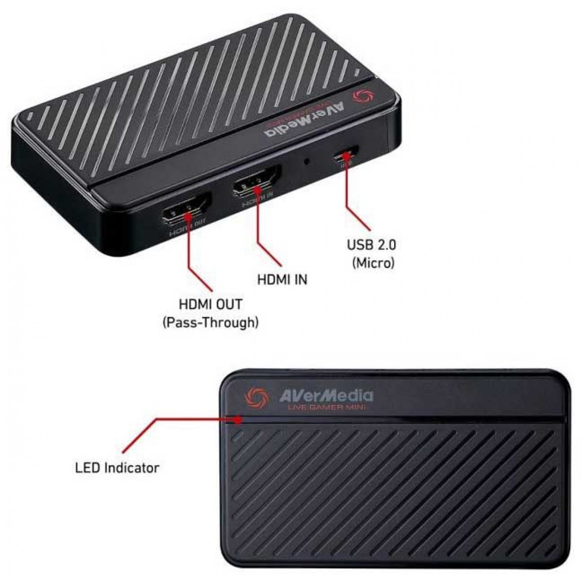 Placa de Captura Avermedia Live Gamer Mini, Interface USB 2.0, GC311