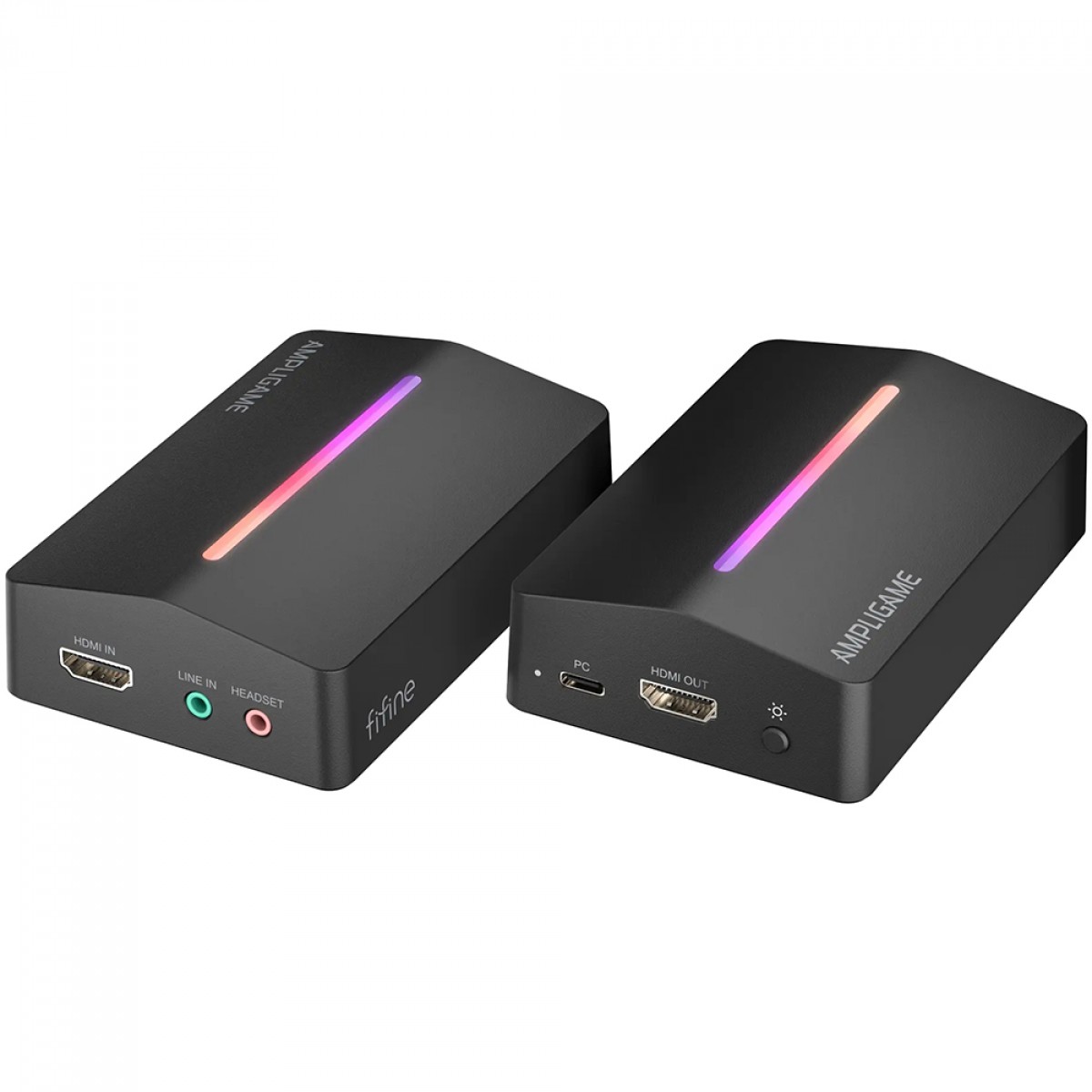 Placa De Captura Fifine Ampligame V3, UHD 4K, Interface HDMI