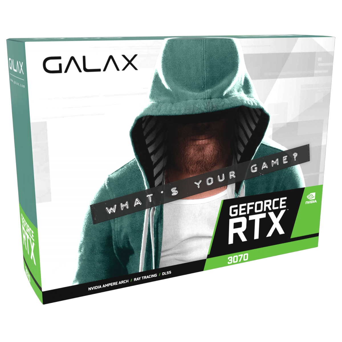 Placa de Vídeo Galax, GeForce RTX 3070 (1-Click OC), LHR, 8GB, GDDR6, DLSS, Ray Tracing, 37NSL6MD2KCH
