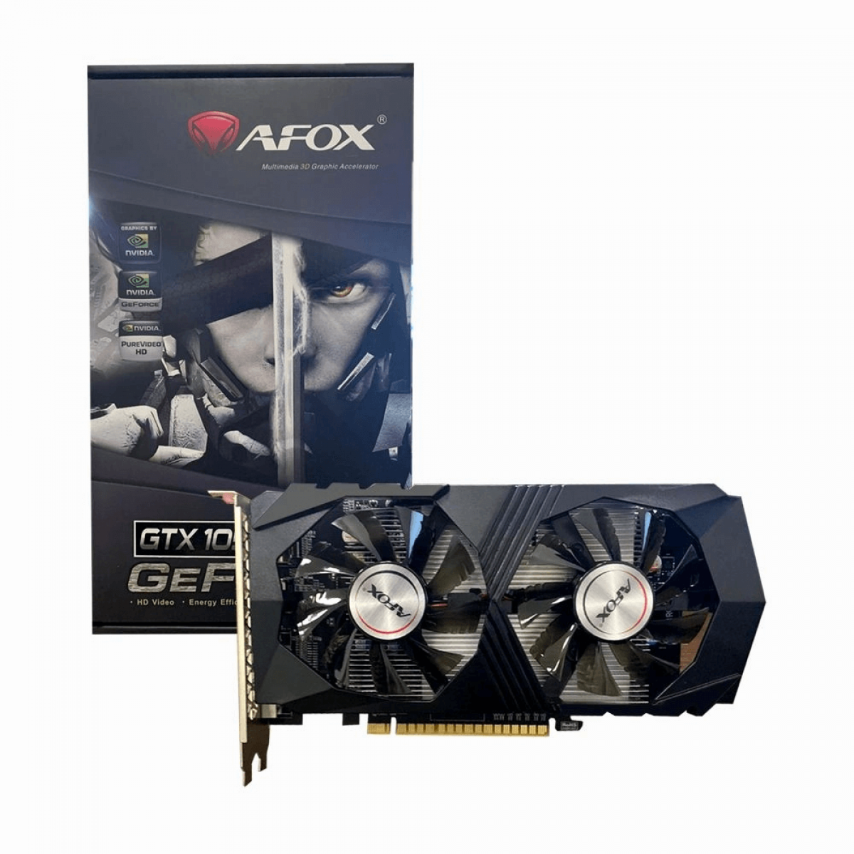 Placa de Vídeo Afox, GeForce, GTX 1050 Ti, 4GB GDDR5, 128Bit, AF1050TI-4096D5H5 - Open Box