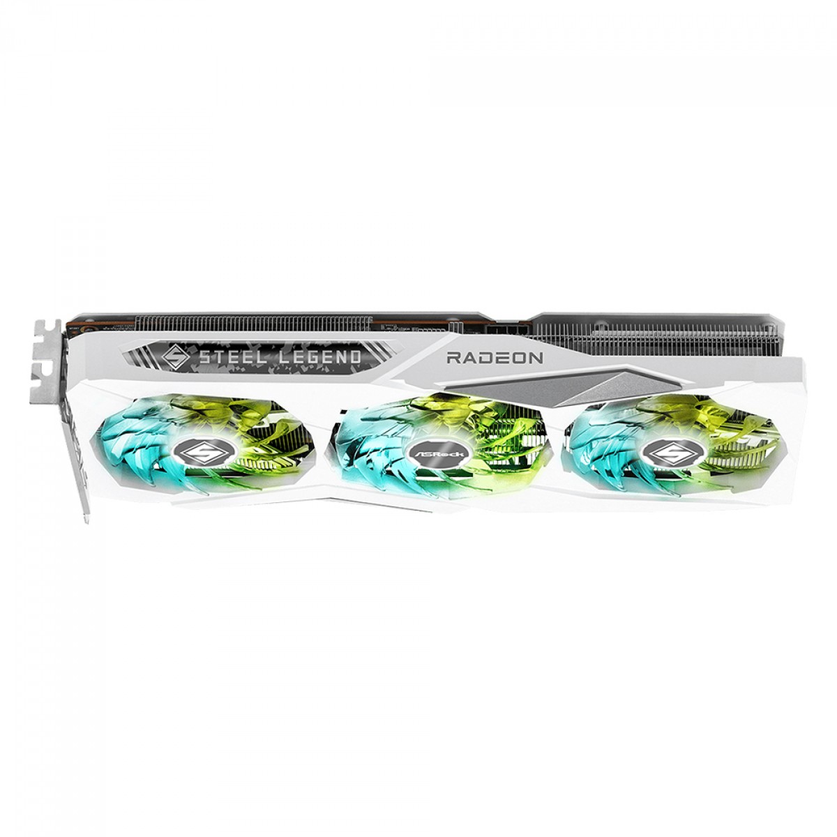 Placa de Vídeo ASRock AMD Radeon RX 7600 Steel Legend OC, 8GB, GDDR6, FSR, Ray Tracing, 90-GA4DZZ-00UANF - Open Box - MARCAS DE USO