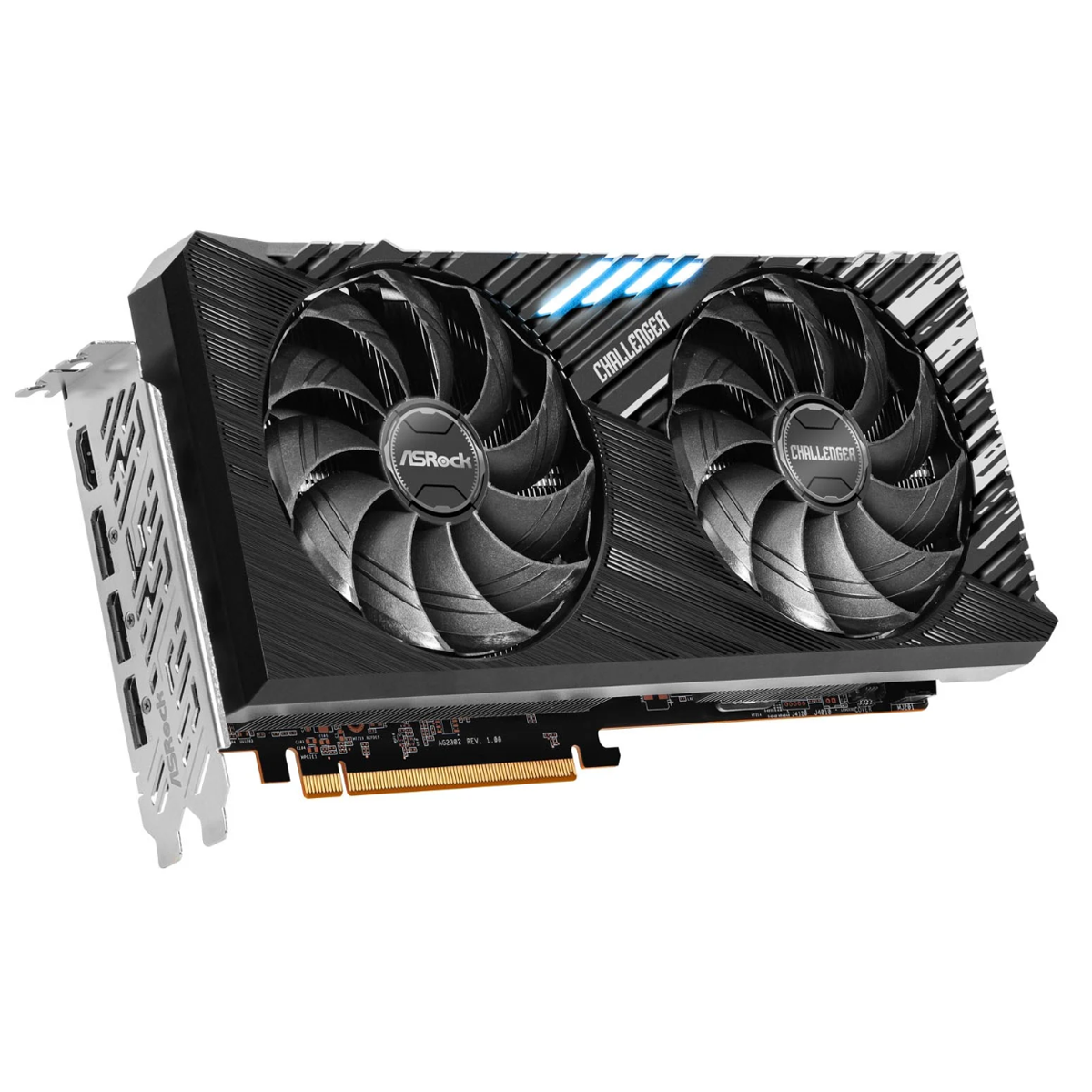 Placa de Vídeo AsRock AMD Radeon RX 7900 GRE Challenger OC, 16GB, GDDR6, FSR, Ray Tracing, 90-GA52ZZ-00UANF