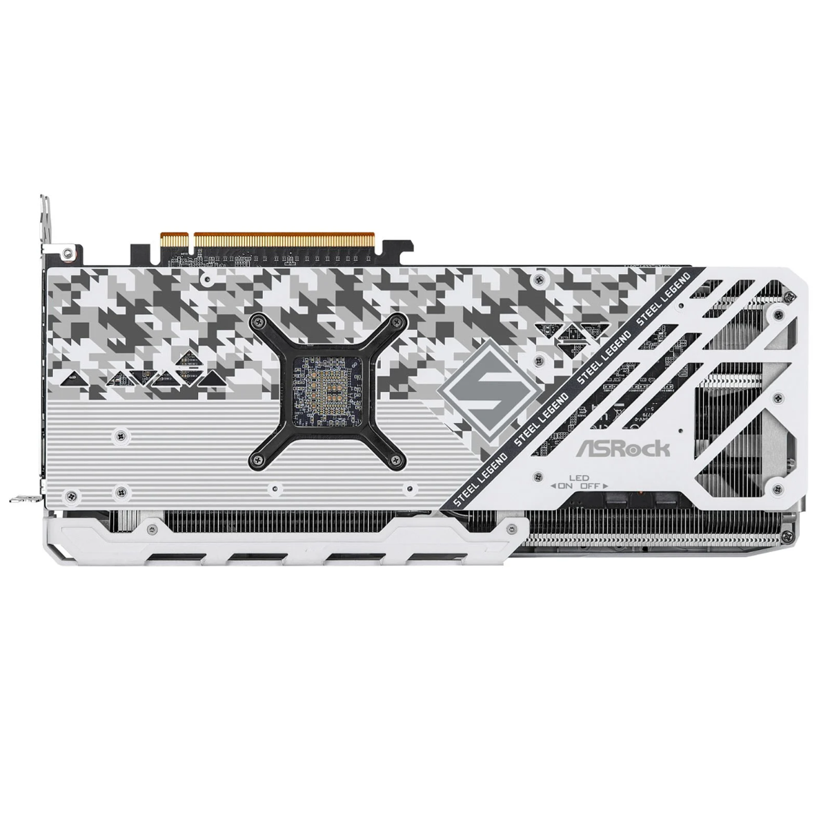 Placa de Vídeo AsRock AMD Radeon RX 7900 GRE Steel Legend OC, 16GB, GDDR6, FSR, Ray Tracing, 90-GA51ZZ-00UANF