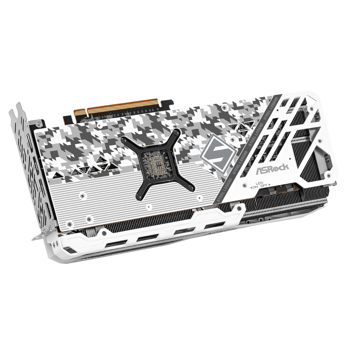 Placa de Vídeo AsRock AMD Radeon RX 7900 GRE Steel Legend OC, 16GB, GDDR6, FSR, Ray Tracing, 90-GA51ZZ-00UANF