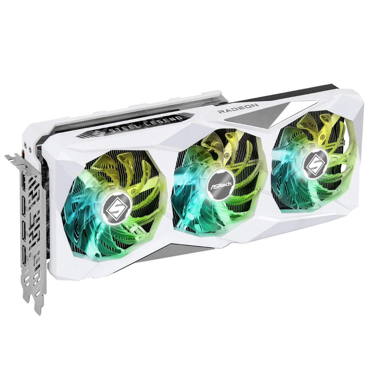 Placa de Vídeo AsRock AMD Radeon RX 7900 GRE Steel Legend OC, 16GB, GDDR6, FSR, Ray Tracing, 90-GA51ZZ-00UANF