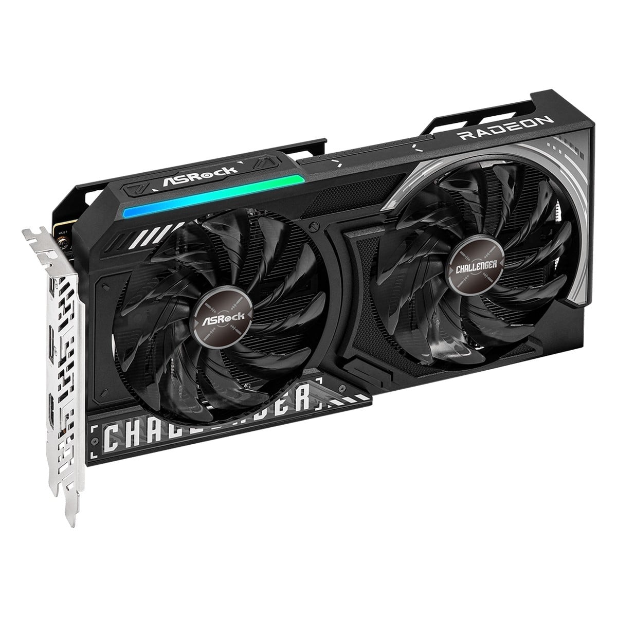 Placa de Vídeo ASRock AMD Radeon RX 9050 Challenger, 8GB, GDDR6, FSR, Ray Tracing, 90-GA6NZZ-00UANZ