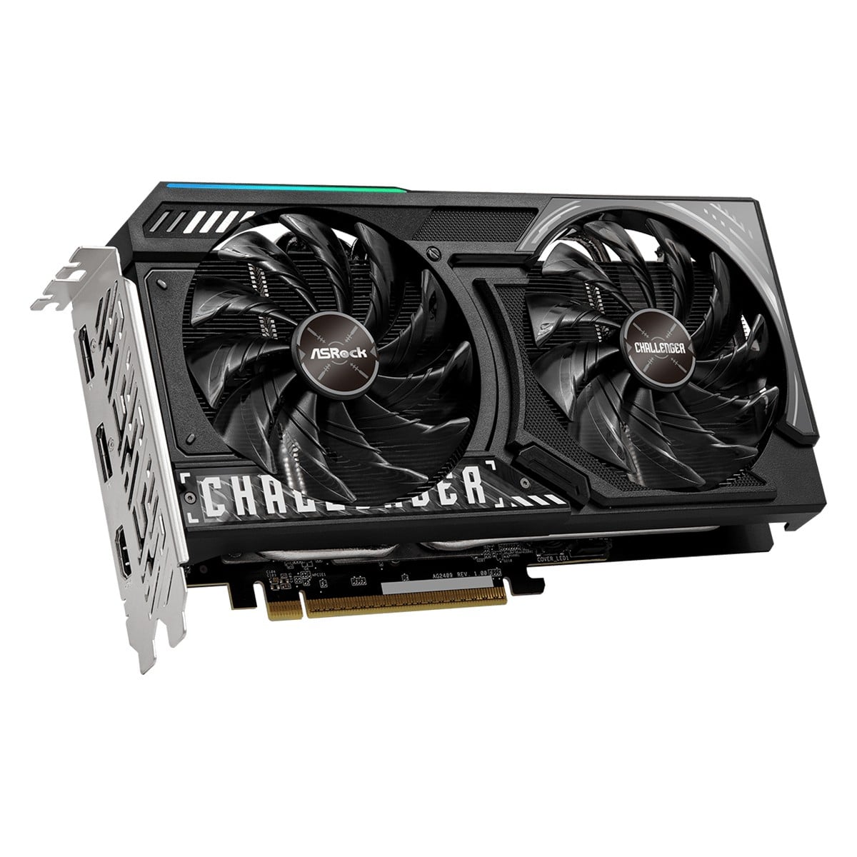 Placa de Vídeo ASRock AMD Radeon RX 9050 Challenger, 8GB, GDDR6, FSR, Ray Tracing, 90-GA6NZZ-00UANZ