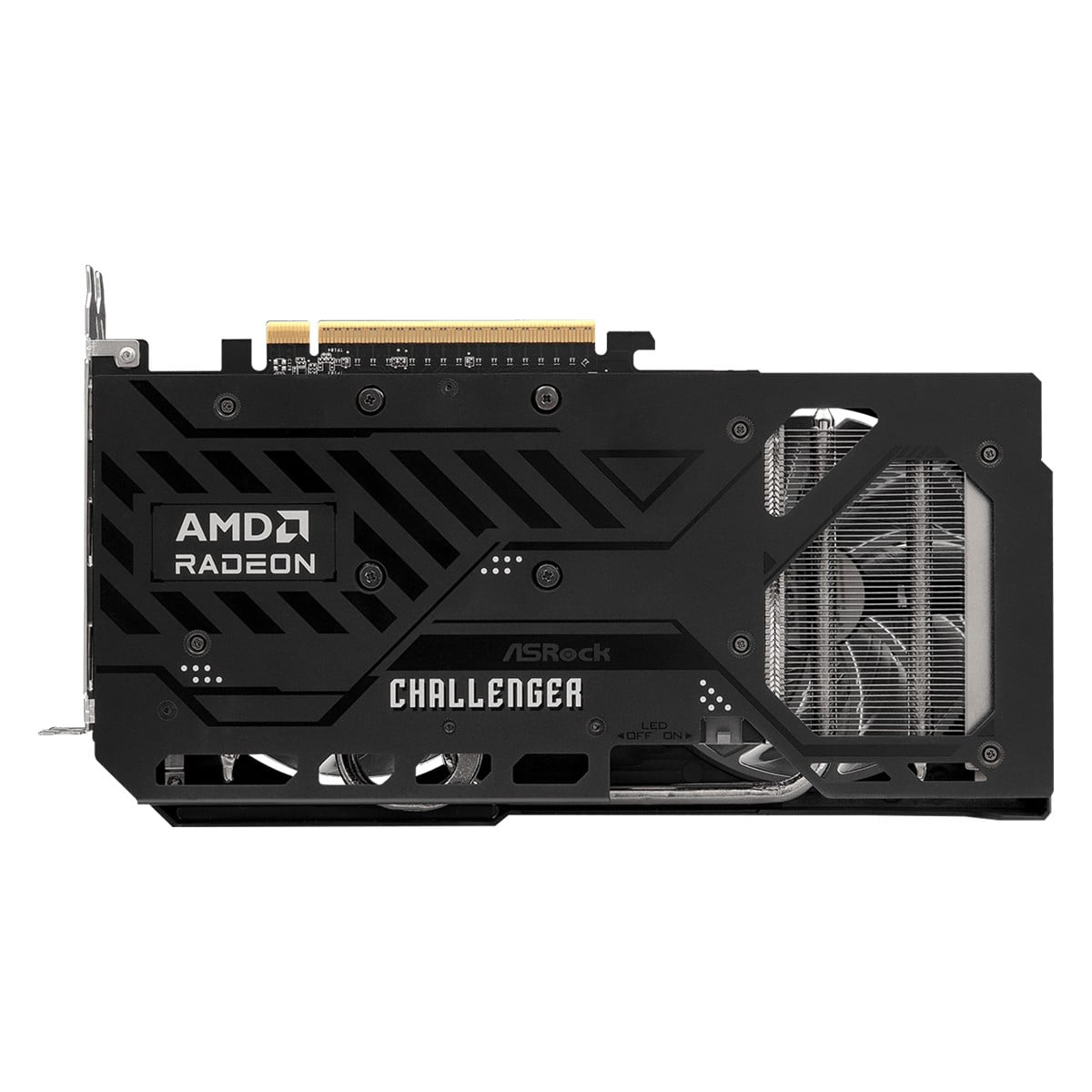Placa de Vídeo ASRock AMD Radeon RX 9050 Challenger, 8GB, GDDR6, FSR, Ray Tracing, 90-GA6NZZ-00UANZ