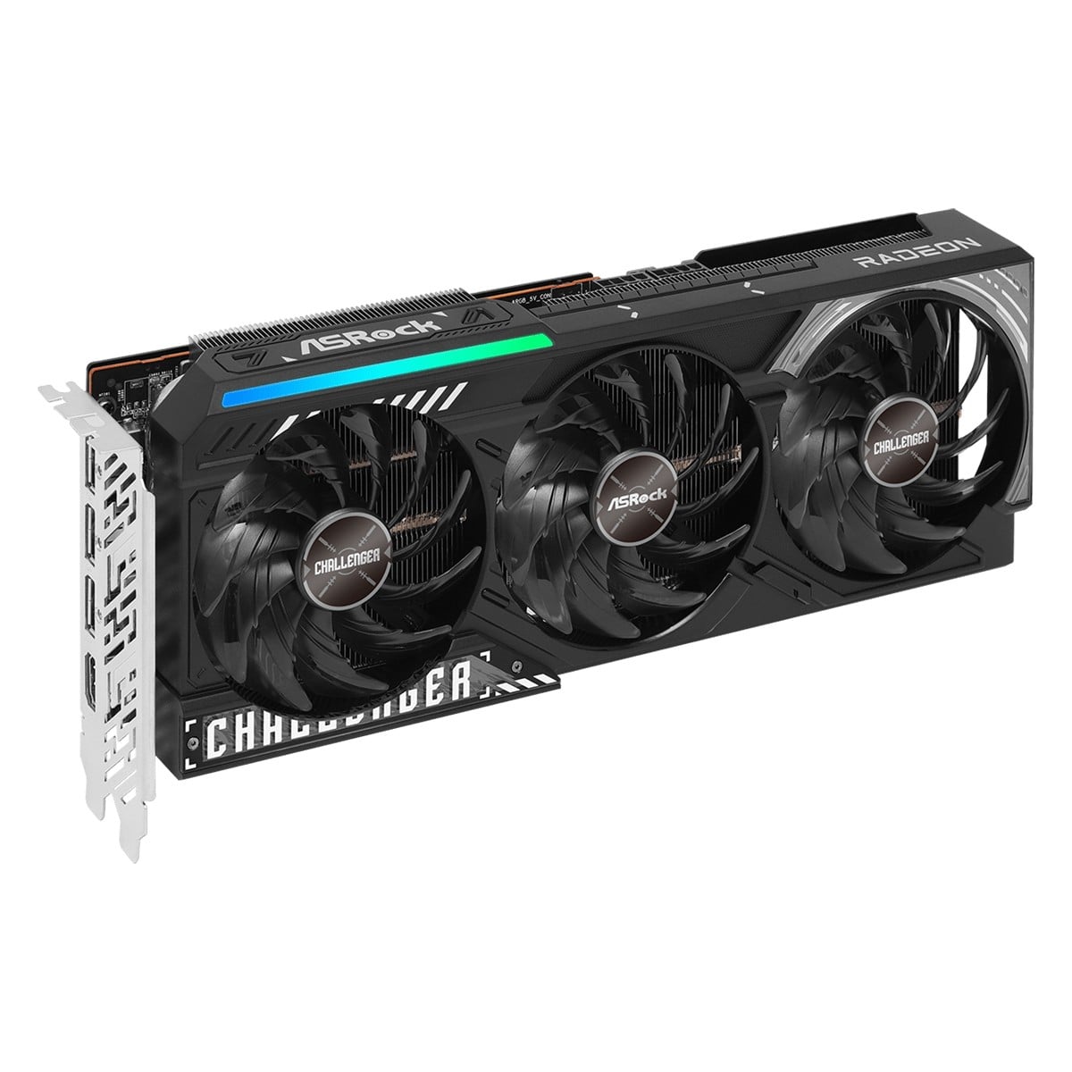 Placa de Vídeo ASRock AMD Radeon RX 9070 GRE Challenger, 12GB, GDDR6, FSR, Ray Tracing, 90-GA6TZZ-00UANF