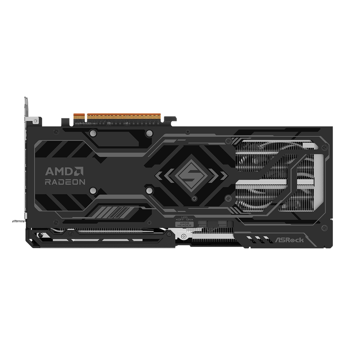Placa de Vídeo ASRock AMD Radeon RX 9070 GRE Steel Legend Dark OC, 12GB, GDDR6, FSR, Ray Tracing, 90-GA5WZZ-00UANF