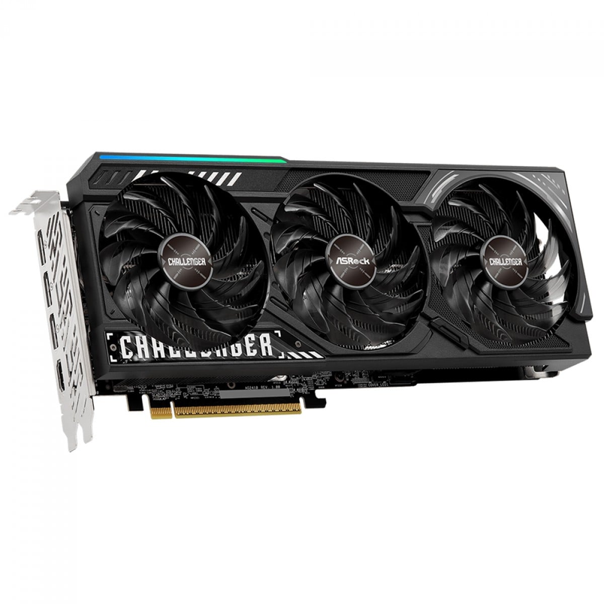 Placa de Vídeo ASRock AMD Radeon RX 9070 XT Challenger, 16GB, GDDR6, FSR, Ray Tracing, 90-GA61ZZ-00UANF