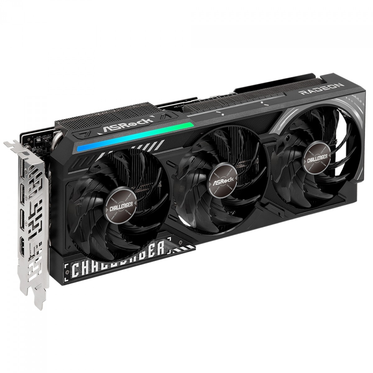 Placa de Vídeo ASRock AMD Radeon RX 9070 XT Challenger, 16GB, GDDR6, FSR, Ray Tracing, 90-GA61ZZ-00UANF