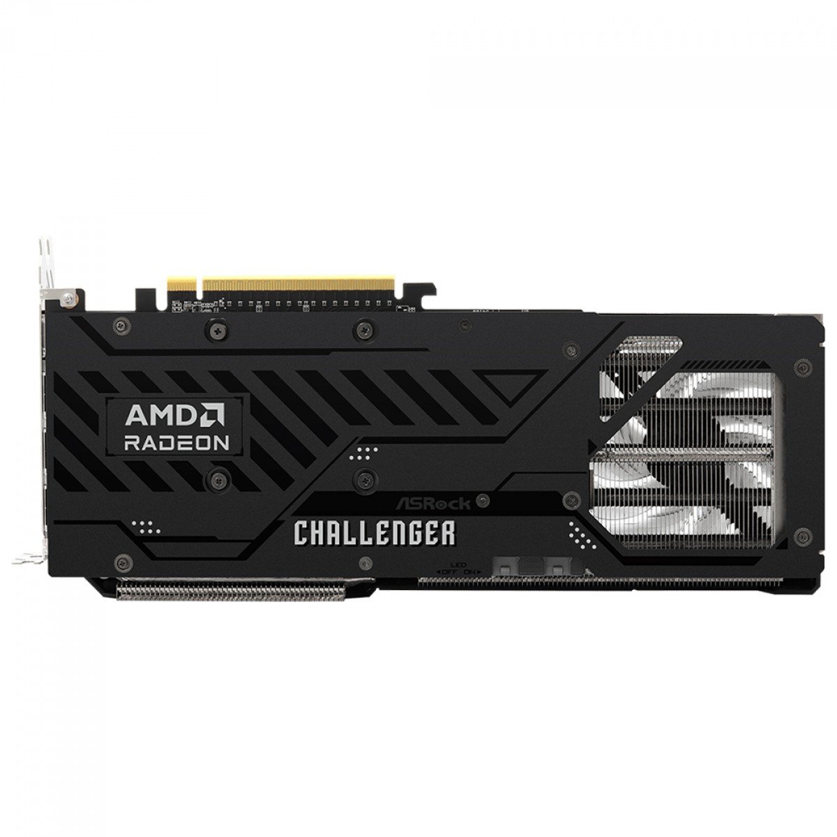 Placa de Vídeo ASRock AMD Radeon RX 9070 XT Challenger, 16GB, GDDR6, FSR, Ray Tracing, 90-GA61ZZ-00UANF
