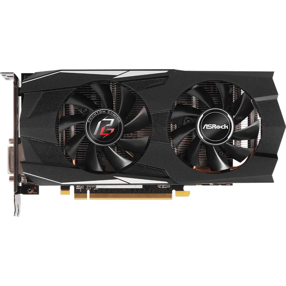 Placa De Vídeo Asrock Radeon Rx 580 Phantom Gaming Dual Oc 8gb Gddr5 256bit Pg D Radeon Rx580 7392