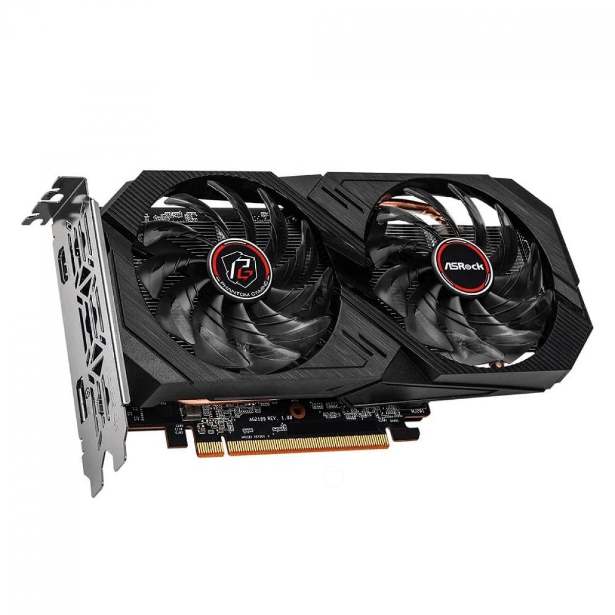 Placa de Vídeo AsRock Radeon RX 6500 XT Phantom Gaming OC, 8GB, GDDR6, FSR, Ray Tracing, 90-GA3VZZ-00UANF