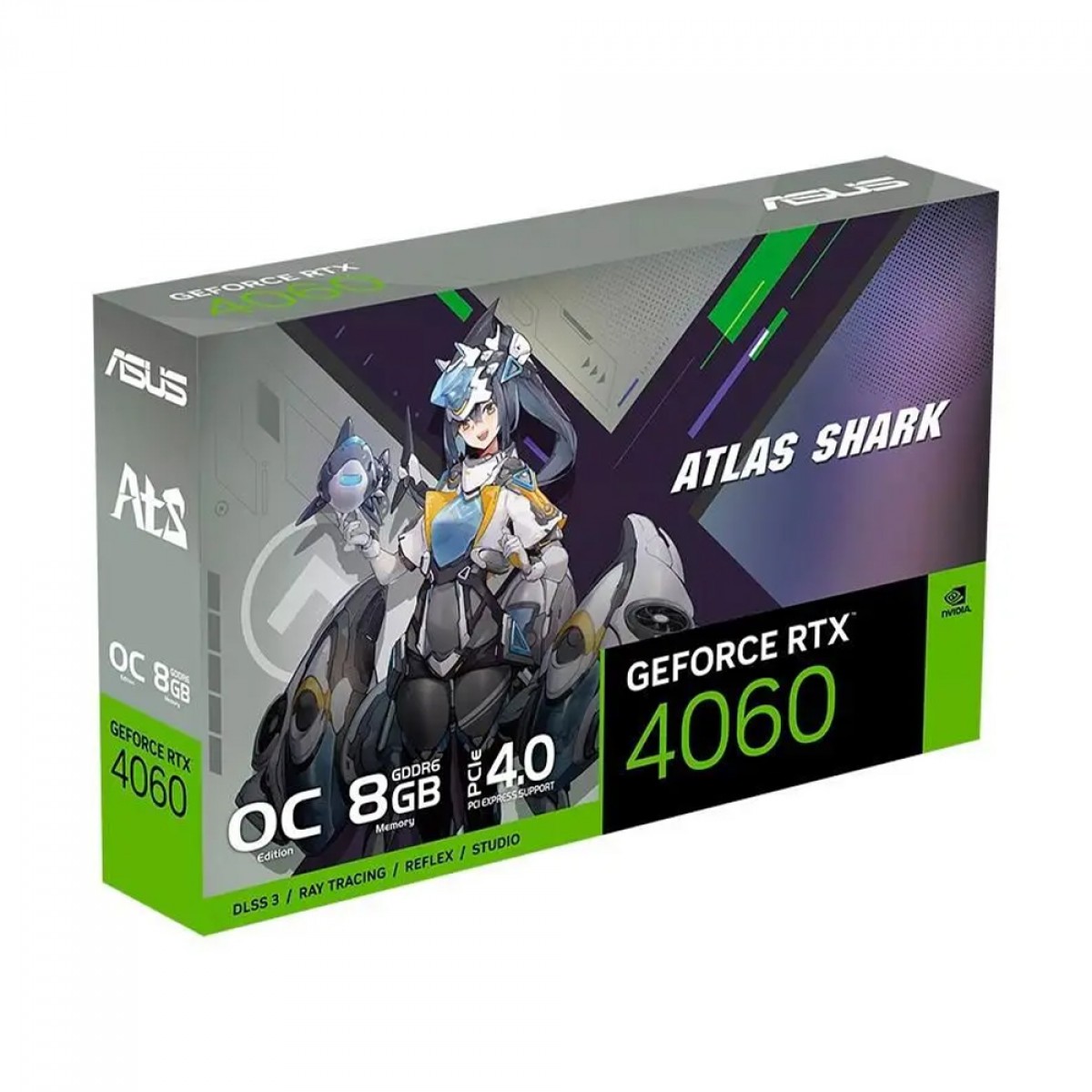 Placa De Vídeo Asus NVIDIA GeForce RTX 4060 V2 OC ATS, 8GB, GDDR6, DLSS, Ray Tracing, ATS-RTX4060-O8G-V2-GAMING