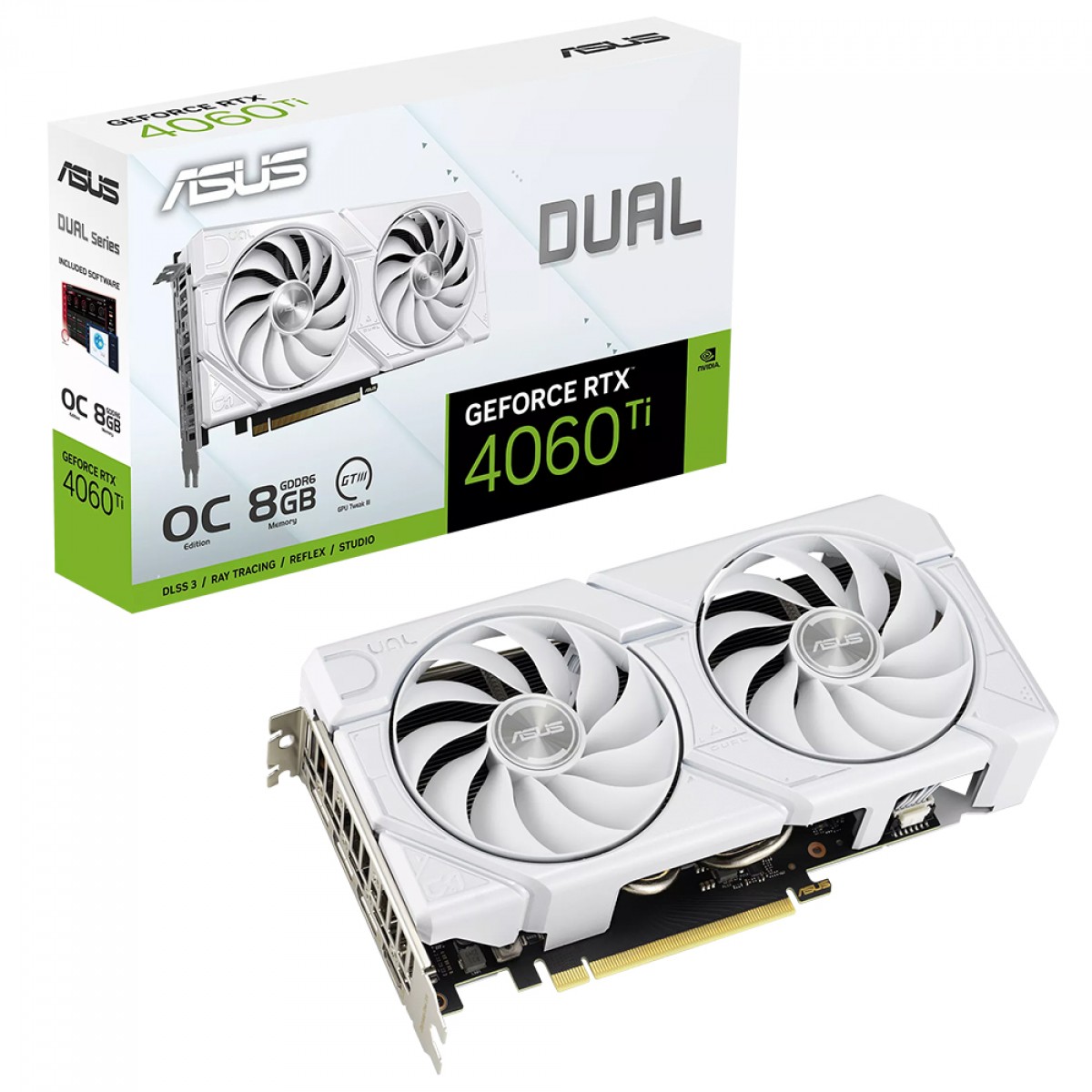 絶対的な信頼 Placa de Vídeo Asus Dual NVIDIA GeForce RTX 4060 Ti EVO グラフィックボード・グラボ・ビデオカード