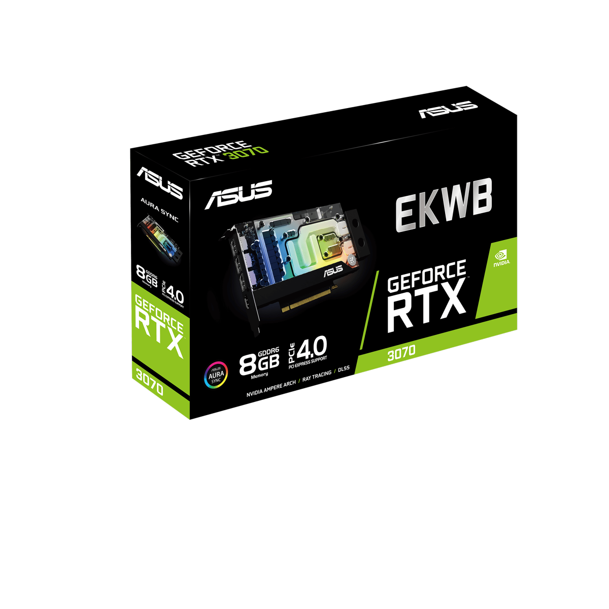 Placa de Vídeo ASUS GeForce RTX 3070 EKWB, 8GB, GDDR6, 256bit, RTX3070-8G-EK
