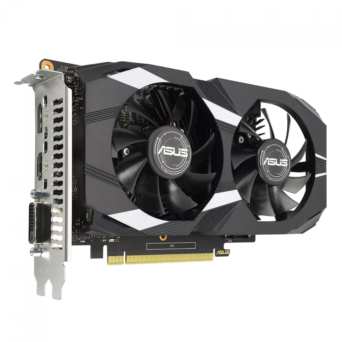 Placa de Vídeo Asus GeForce GTX 1650 EVO 2X, 4GB, GDDR6, 128Bit, DUAL-GTX1650-4GD6-P-