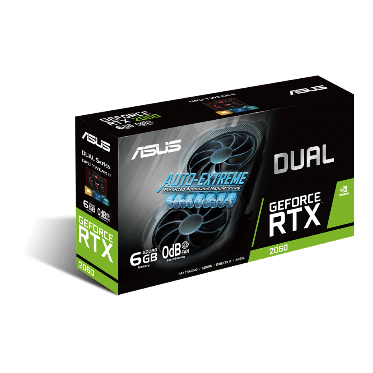 Placa de Vídeo Asus GeForce RTX 2060 EVO Dual, 6GB, GDDR6, 192bit, DUAL-RTX2060-6G-EVO