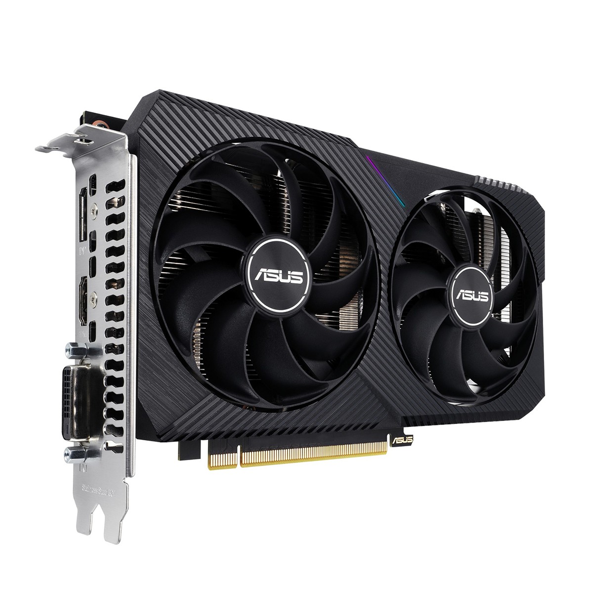 Placa de Vídeo Asus GeForce RTX 3050 Dual V2 OC, LHR, 8GB, GDDR6, DLSS, Ray Tracing, 90YV0GH6-M0NA00