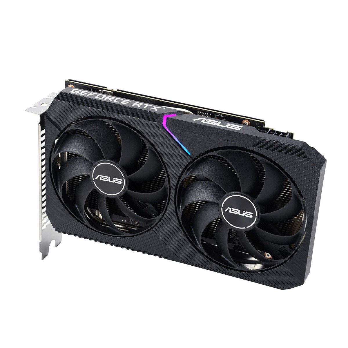 Placa de Vídeo Asus GeForce RTX 3050 Dual V2 OC, LHR, 8GB, GDDR6, DLSS, Ray Tracing, 90YV0GH6-M0NA00