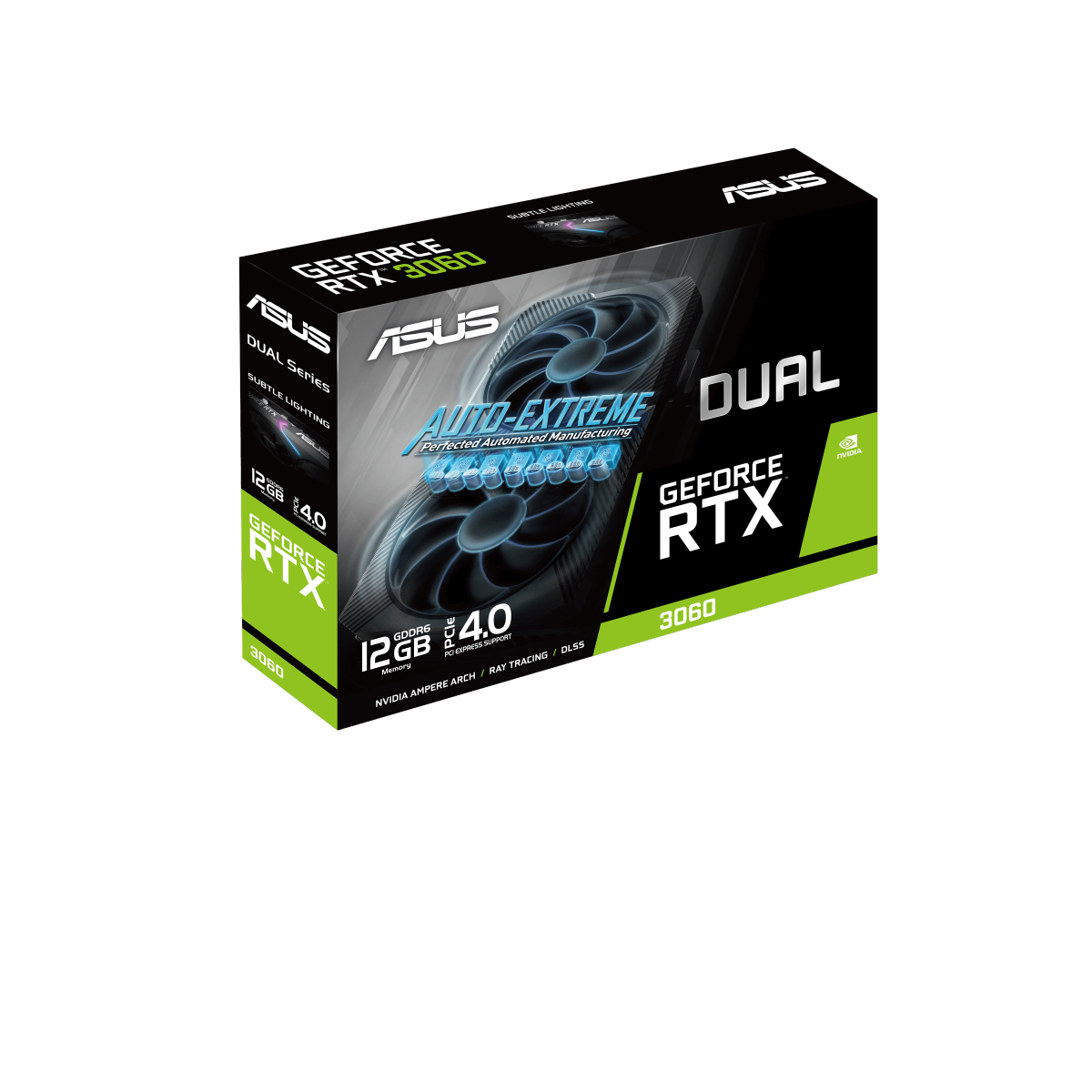 Placa de Vídeo Asus GeForce RTX 3060 Dual, 12GB, GDDR6, 192bit, DUAL-RTX3060-12G