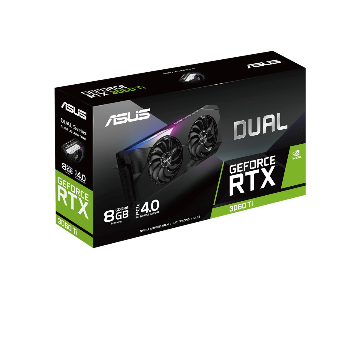 Placa de Vídeo Asus Geforce RTX 3060 Ti DUAL, 8GB GDDR6, 256bit, DUAL-RTX3060TI-8G