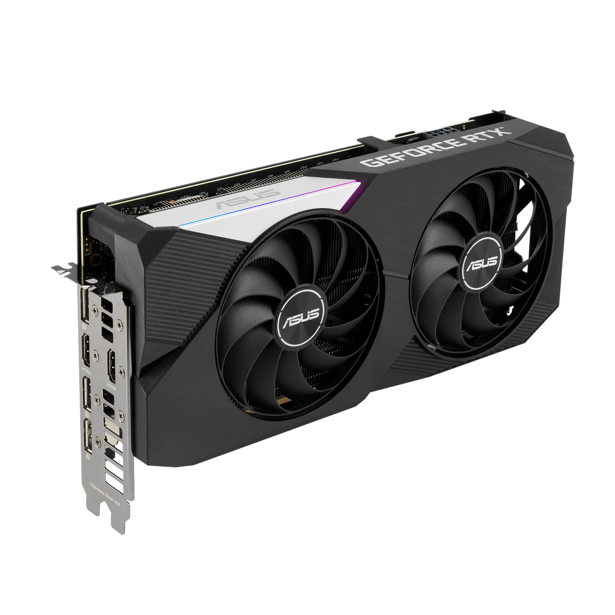 Placa de Vídeo Asus Geforce RTX 3060 Ti DUAL OC, 8GB GDDR6, 256bit, DUAL-RTX3060TI-O8G