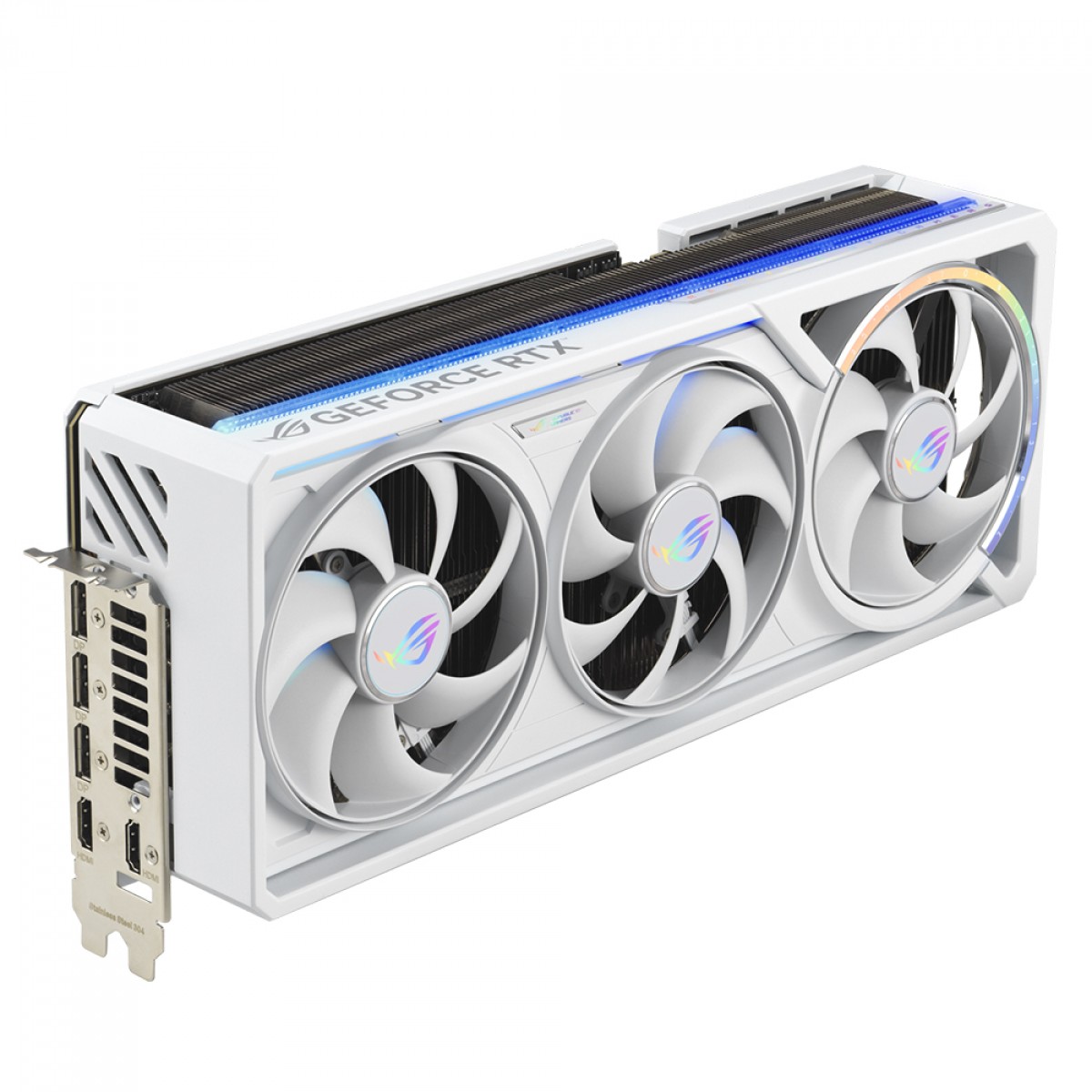 Placa de Vídeo Asus Rog Astral NVIDIA GeForce RTX 5090 White Edition OC, 32GB, GDDR7, DLSS, Ray Tracing, ROG-ASTRAL-RTX5090-O32G-WHITE