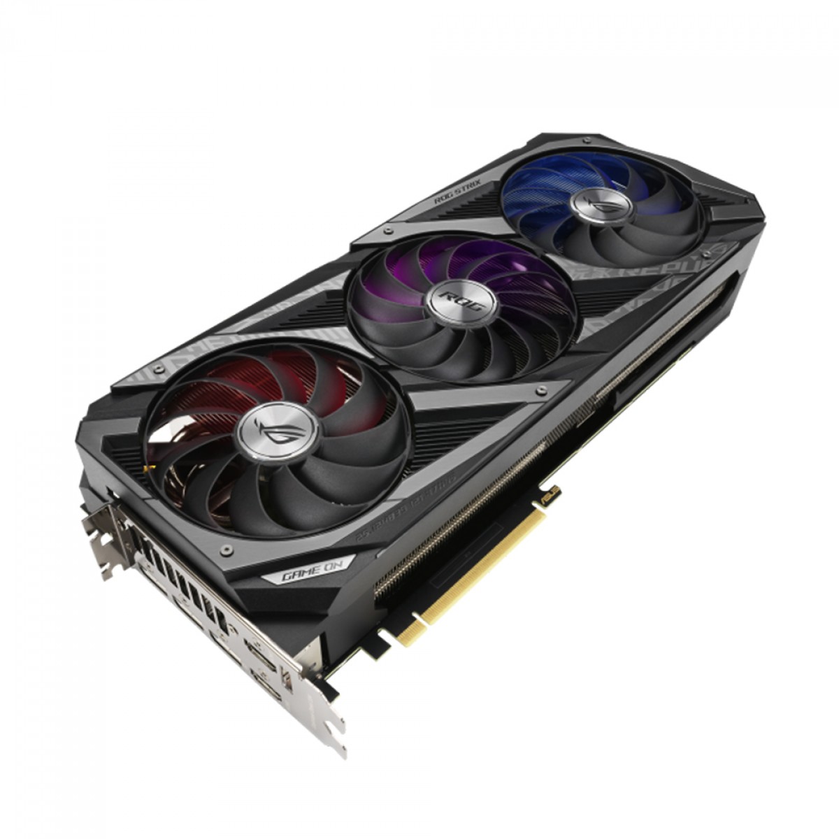 Placa de Vídeo Asus ROG Strix Geforce RTX 3080 V2, LHR, 10GB, GDDR6X, DLSS, Ray Tracing, ROG-STRIX-RTX3080-10GB-V2-GAMING