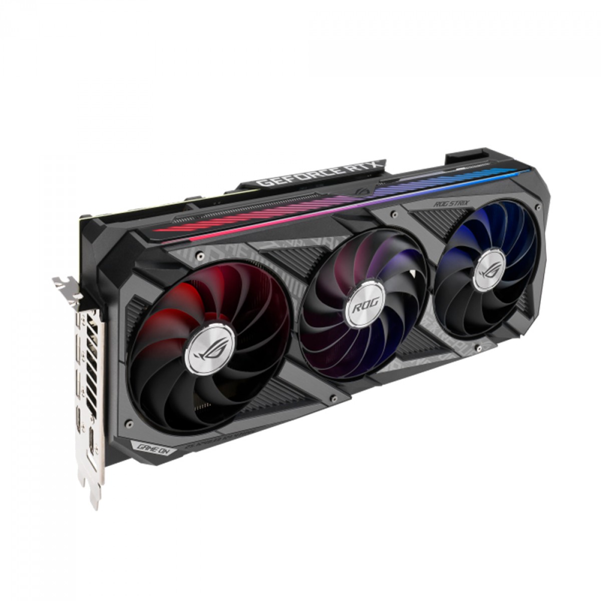 Placa de Vídeo Asus ROG Strix Geforce RTX 3080 V2, LHR, 10GB, GDDR6X, DLSS, Ray Tracing, ROG-STRIX-RTX3080-10GB-V2-GAMING